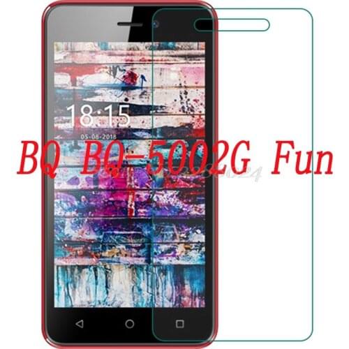 Smartphone 9H Tempered Glass for BQ BQ-5002G Fun GLASS Explosion-proof Protective Film Screen Protector cover phone