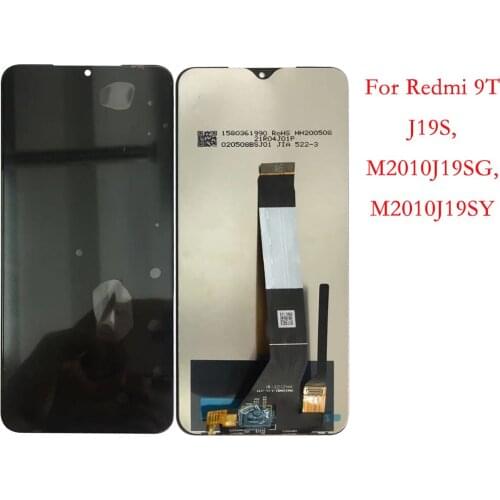 For Xiaomi Redmi 9T LCD Display Touch Screen Digitizer Assembly Repair Replacement Parts 9t J19S M2010J19SG M2010J19SY LCD