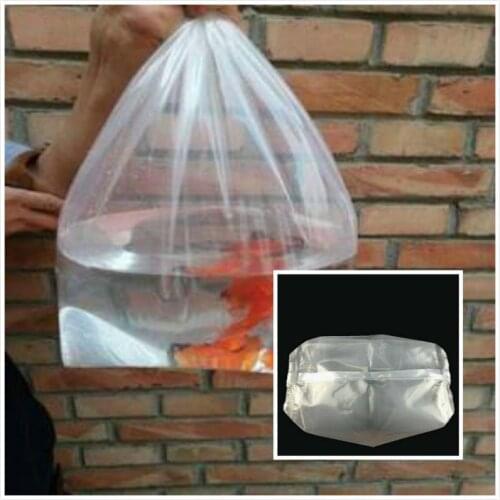 10PCS High Quality Breathing Bag Aquarium Fish Bag For Aquarium Transportation Fish, Shrimp and Aquarium Plants Square bag