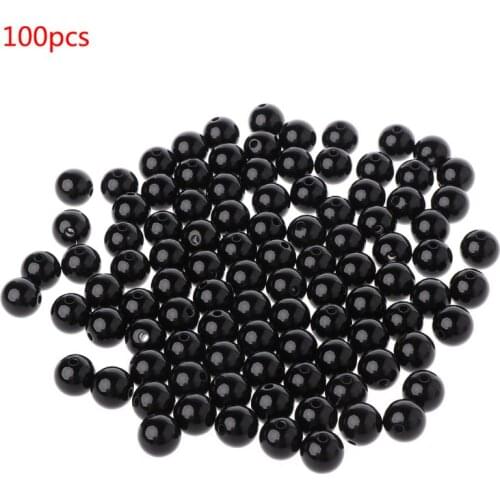 100pcs 3-12mm Black Safety Doll Eyes Sewing Beads For DIY Bear Stuffed Toys Scrapbooking Crafts