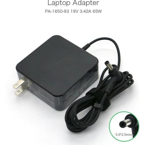 19V 3.42A 65W 5.5*2.5mm EXA1203YH PA-1650-93 AC Adapter For ASUS X401 X450CA X502CA X550CA X551CA Series PA-1650-78 Laptop