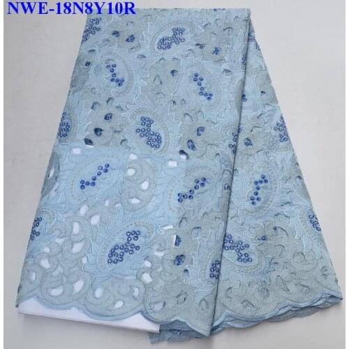 2018 African Swiss Voile Lace High Quality New Arrival Cotton Lace Fabric 2018 Nigerian Man Voile Lace For Wedding Dress FR001