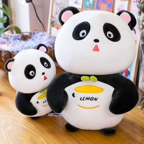 25/40/50cm Kawaii Panda Plush Animals Soft Stuffed Pillow Cute Cartoon Cushion Pillow Birthday Gifts for Children Friend 2021