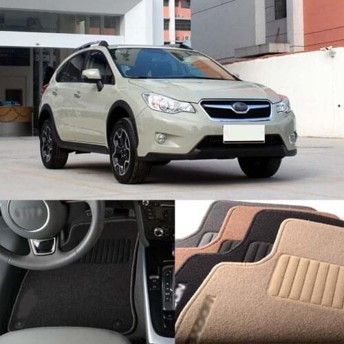 3pcs Premium Auto Fabric Nylon Anti-slip Floor Mats Carpet For Subaru XV 2013-2020