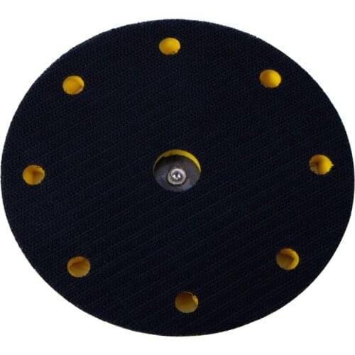 6 Inch 9 Holes Hook Loop Sanding Backing Pad Pneumatic Orbital Sander Disk Discs Porter Cable Backup Stick On Pad