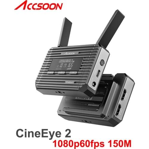 Accsoon CineEye 2 2S Wireless Video Transmitter Receiver 150M Camera Control for 4 Receiver HDMI-SDI Transmission For Phone iPad
