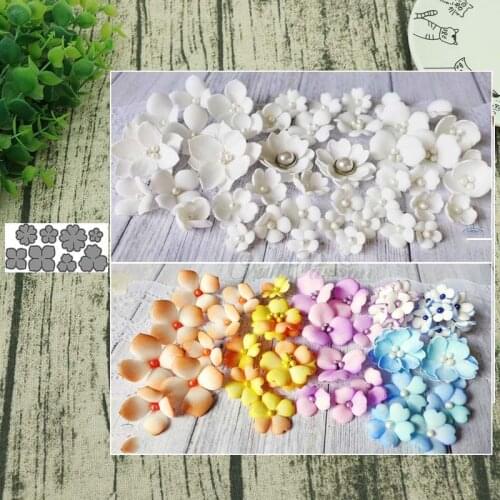 AddyCraft 2019NEW 8pc flower Metal cutting dies cut die Scrapbook paper craft knife mould blade punch stencil