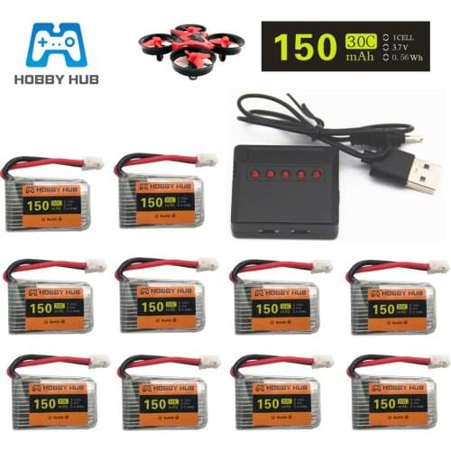 Battery Fo H36 NH010 battery 3.7V 150mAh For Eachine E010 E011 E012 E013 Furibee F36 RC Quadcopter Parts Lipo Battery