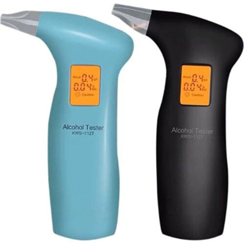 Breathalyzer Alcohol Tester Digital Breath Tester Semi-Conductor Sensor with 3 Mouthpieces, High Accuracy Portable Breathalyzer