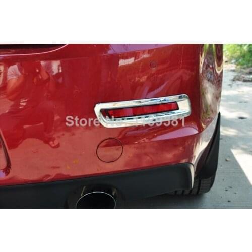For Chevrolet Malibu 2013 2014 2015 ABS Chrome Rear Fog Light Lamp Cover Trim Molding Bezel Garnish