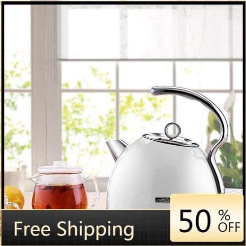Electric Tea Kettle Coffee Pot Water Camping Teapot Specialized Coffee Pot Camping Chaleira Com Apito Kettle Coffee Specialist
