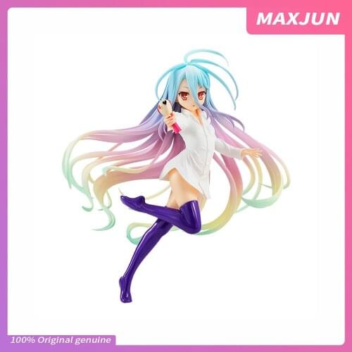 MAXJUN Anime NO GAME NO LIFE figures GSC POP UP PARADE Shiro 16cm PVC model toys Sexy sniper Action figure