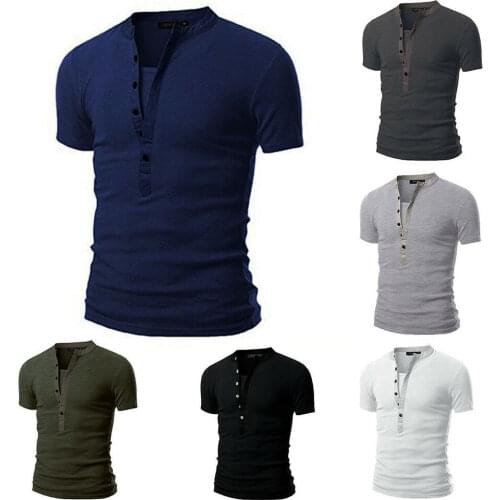 Imcute Men's Plain T-shirts