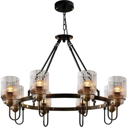 JIAMEN Loft Style Chandeliers