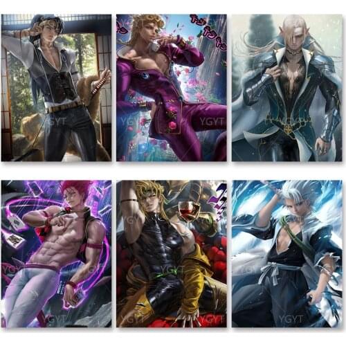 Home Decor 5D Diamond Overwatch Handsome Man Embroidery Painting Full Round Drill Cross Stitch Picture Handmade Gift Wall Art