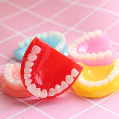 Tooth Model Kindergarten Kid Teaching Tool Craft Halloween Ornament Garden Decoration Fairy Decor DIY Accessories