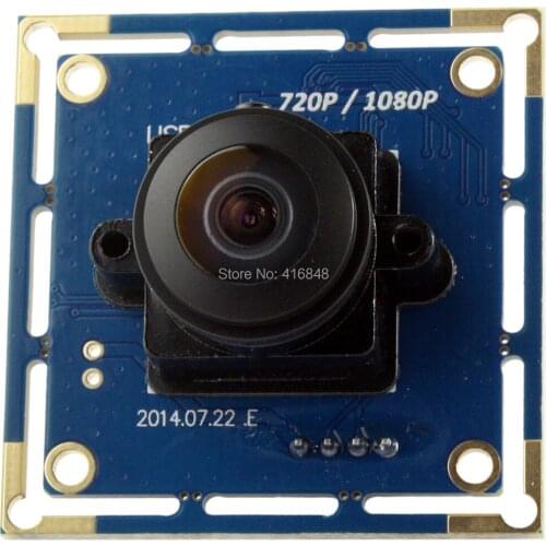 180 degree fisheye lens 2Megapixel 1920*1080 MJPEG 30fps Ominivision monochrome Black And White mini fisheye usb camera module