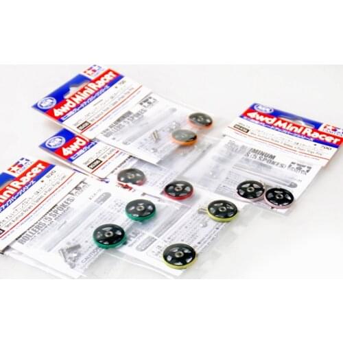 1Pack Tamiya 19mm Guide Wheels Processing Dyeing Anode Five-star Aluminum Rollers 95438/95397 for 1/32 Mini 4wd Racing Car