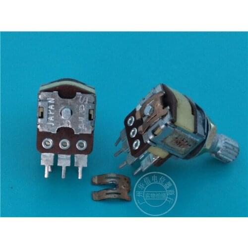 Original new 100% A20K crank length 15MM 12 party type double potentiometer (SWITCH)