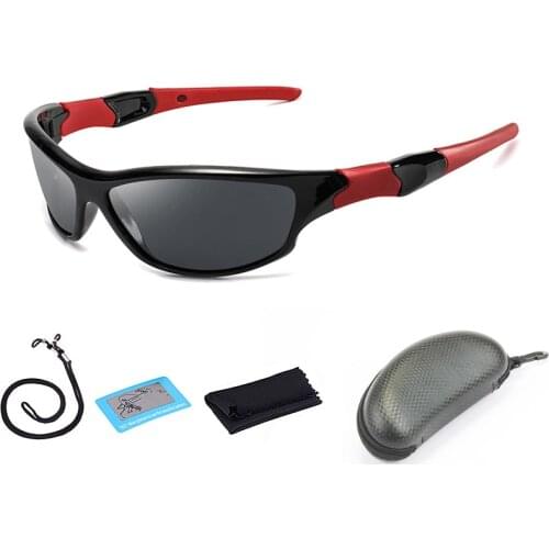 Polarized Cycling Sunglasses Brown Yellow Lenses Night Version Men Women Bicycle Glasses Outdoor Sport Driving Fishing Eyewear