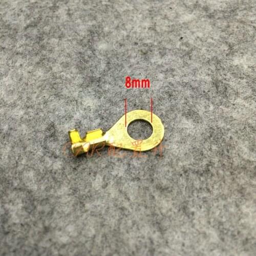 Applicable to Iron sheet Copper Grounding terminal Ring terminal Modification of 8MM Negative pole