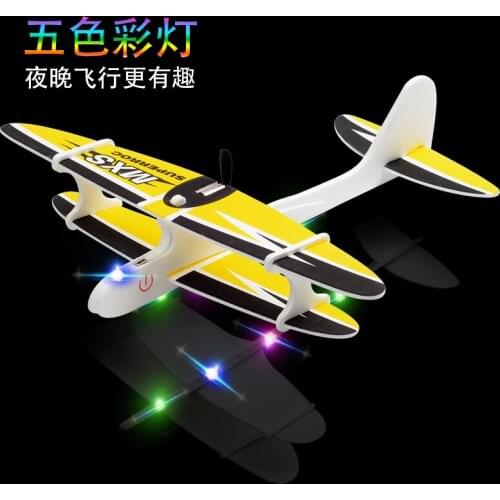 Factory direct selling foam hand throwing aircraft electric assembly aircraft ground cargo electric glider aviation model