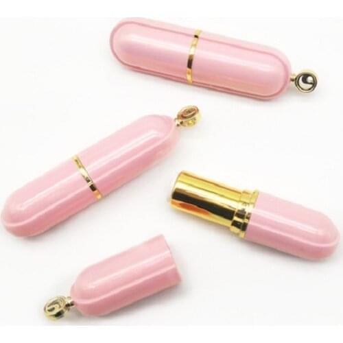 Empty Lipstick Tube Pink 12.1mm Cosmetic Packaging Lip Balm Tube Unique Lipstick Container 30/50pcs
