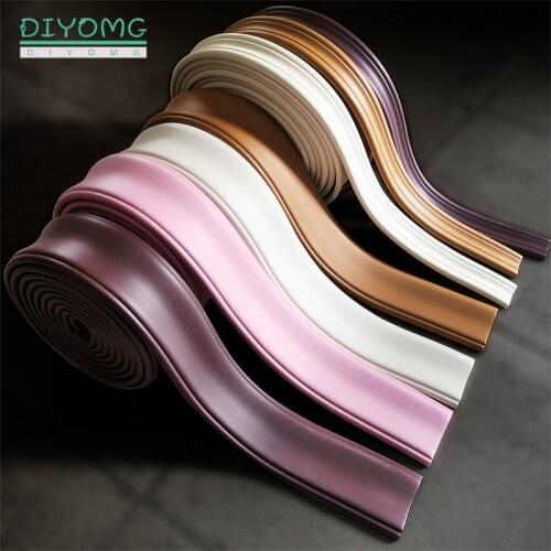 3D Waterproof Self-adhesive Wall Stickers Kitchen Bathroom Wallpaper Sink Seal Tape Desk Edge Corner Protector Gap Sealing Strip