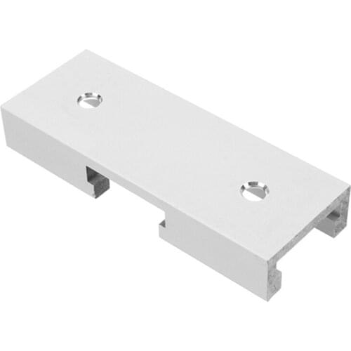 SHGO HOT-80Mm T-Track Connector T-Slot Miter Track Jig Fixture Slot Connector For Router Table
