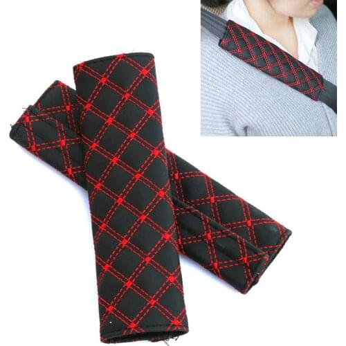 2pcs Seat Belt Safety Belt Shoulder Strap Cover Harness Pads Children Protection Car Covers Car Cushion