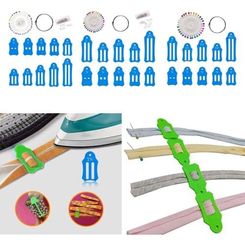 Jelly Roll Sasher Tool Fabric Bias Tape Makers Kit for Sewing Quilting Arts