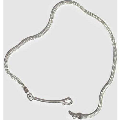 Gold and silver color woven chain hook simple short money chain female choker collar chain neck chain necklace