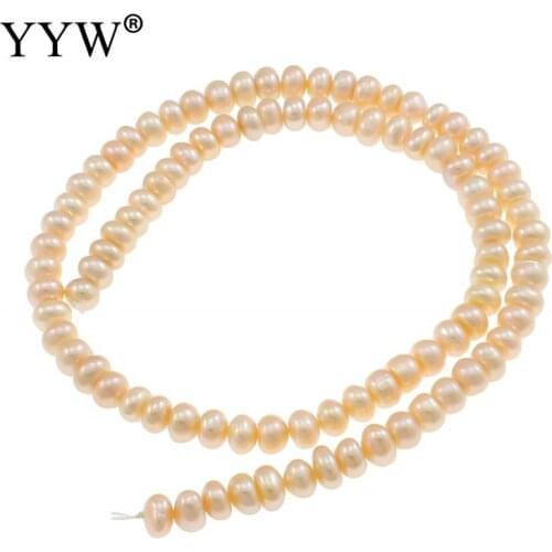 Natural Button Freshwater Pearl Beads Pink 9-10mm Hole 0.8mm Beads For Jewelry Making Sold Per Approx 15 Inch Strand