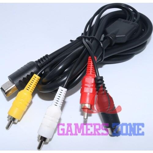 2pcs BRAND NEW For Sega Dreamcast System Console S-Video AV Cord Cable TV Wire