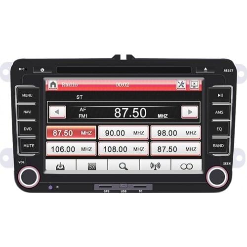 50% Hot Sales 7 Inch Multifunctional Car DVD Radio FM GPS Navigation MP5 Player for Volkswagen