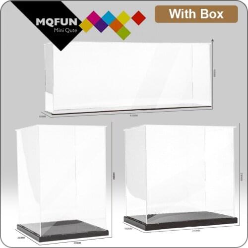 Balody Acrylic Action figures Transparent Display Case Mini Base Dustproof Toy 3D Assembly Model Collection Show Box