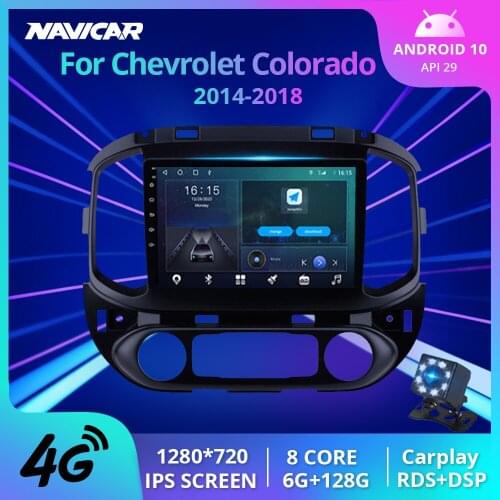 2din Android 10 Car Radio For Chevrolet Colorado Sierra GMC 2014-2018 Car Multimedia Video Stereo Player DSP No 2DIN DVD Player