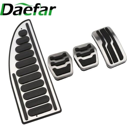Daefar Auto Clutch Rest Foot Pedals Brake Pedal Set Covers for Mazda 3 MAZDA3 2009 - 2015 Accelerator Car Pedals