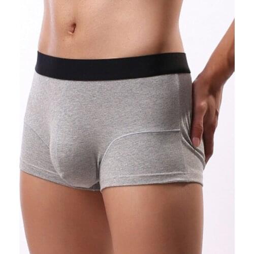 Men Sexy Men Ice Silk Pants Underwear Transparent Smooth Breathable Boxer Seamless Underwear Gay Wear Low Rise