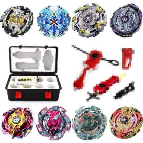 Burst Arena Toys set B-122 B-125 Spinning Top With Launcher And Storage Box Bable Drain Fafnir Phoenix B
