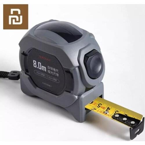 DUKA SD 8m Precision Steel Tape Measurement Frosted Retractable Ruler Rubberized Drop-proof Portable Measuring Tool