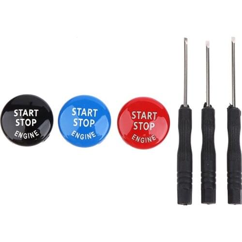 Car Engine START Button Replace Cover STOP Switch Accessories Key Decor