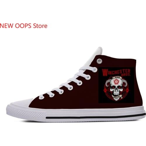 Gothic Demon Hunter Skull New Arrive Fashion Lightweight High Top Canvas Shoes Men Women Casual Shoes Breathable Sneakers