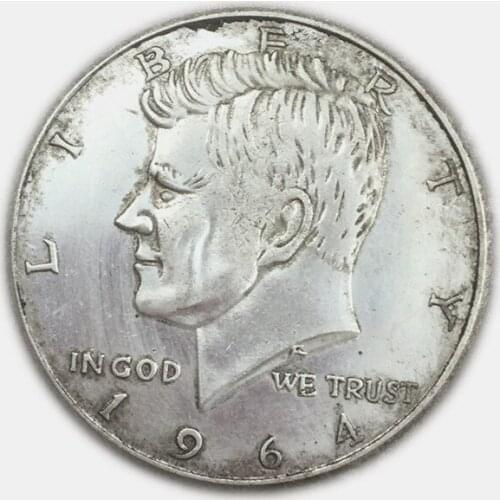 Hot 1964/1966 Kennedy Half Dollar Silver Plated Copy Coins