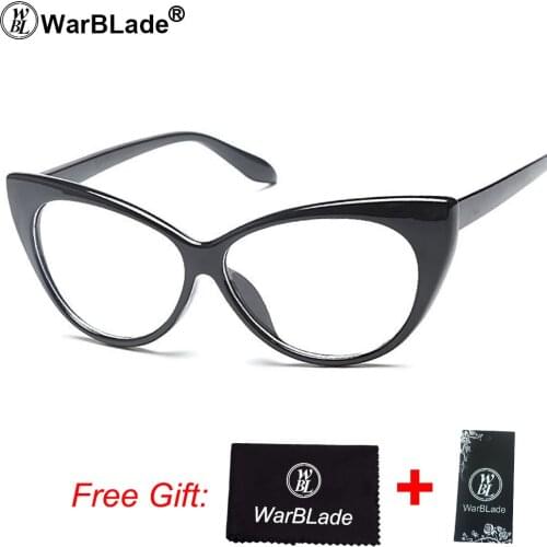Fashion Women Cat Eye Glasses Frames Cats Eye Clear Eyeglasses Ladies Spectacles Frame Retro Womens Glasses Brand Designer
