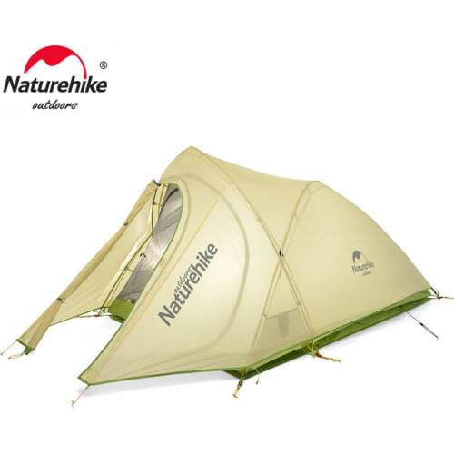 Naturehike Cirrus Ultralight Tent 2 Person 20D Nylon with Silicon Coated Camping Tent with free Mat NH17T0071-T