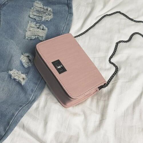 Newhotstacy Bag 07132021 Ladies small fashion chain bag buckled single shoulder bag