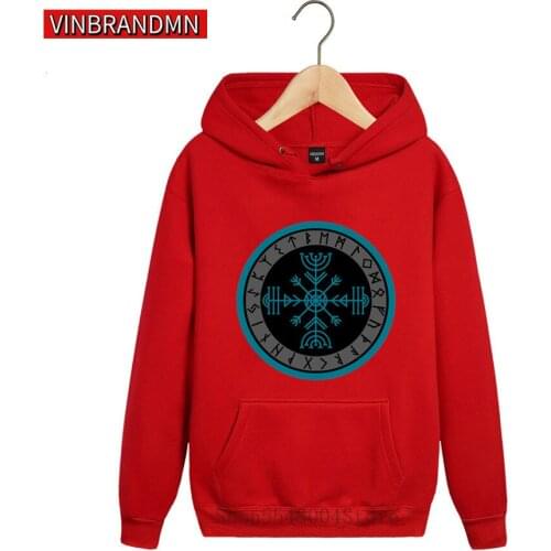New Man Valknut Ice Flame Vikings Valhalla Odin Hoodie Viking Odins Symbol of Norse Sweatshirt Hooded Novelty Pullovers Hoodies