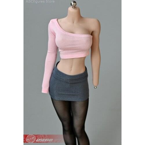 6 Colors 1/6 Tight Single Shoulder Clothes Fit For 12" Female TBL Figure Body