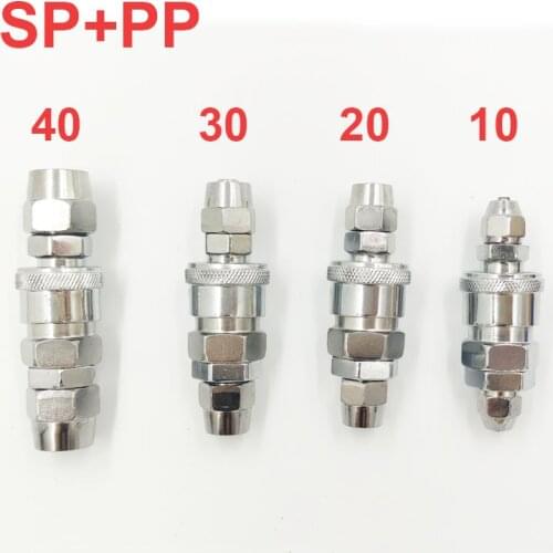 6/8/10/12mm Pneumatic fittings PP SP 10 20 30 40 Air Compressor Hose Quick Coupler Plug Socket Connector
